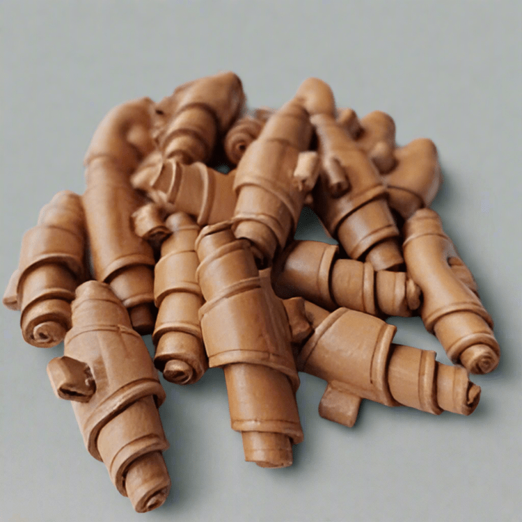 Duffelknapp Läder Undersydd 44mm - Premium Läderknapp - NavaGarn