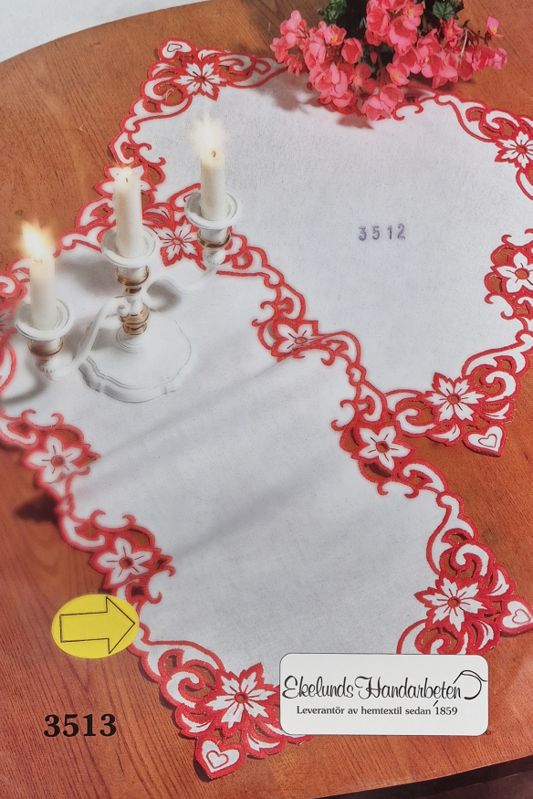 🎨 Broderilöpare Ekelunds 3513 - 30x56cm Förritad