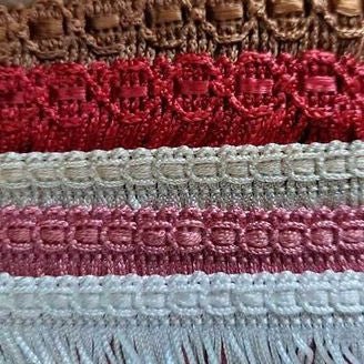 Fransband 30mm Polyester - Dekorativt Fransband per Meter - NavaGarn