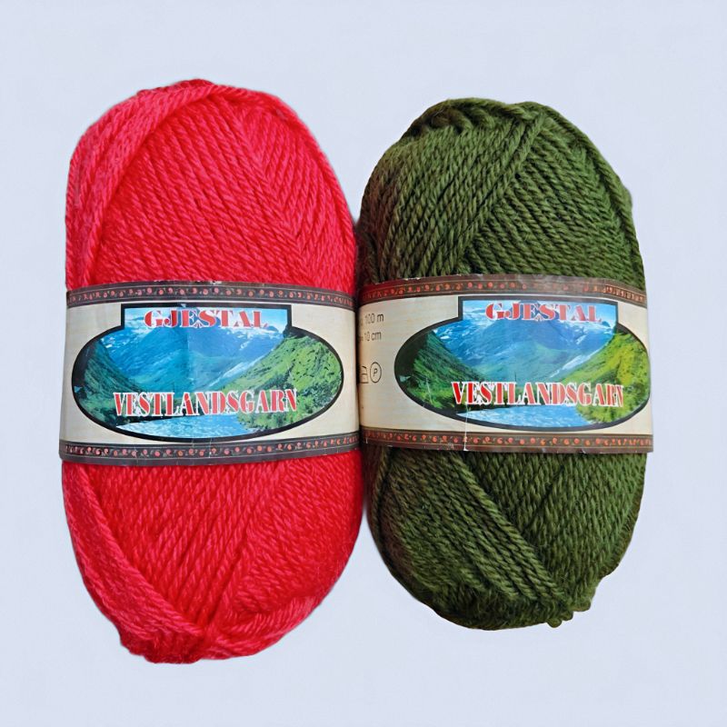 Gjestal Vestlandsgarn - 100% Superwash Ull - NavaGarn