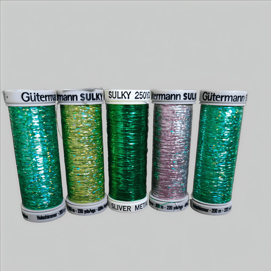 ✨ Gütermann Glittertråd 200m - Premium Polyeten för Broderi & Dekoration - NavaGarn
