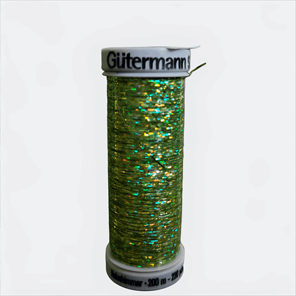 ✨ Gütermann Glittertråd 200m - Premium Polyeten för Broderi & Dekoration - NavaGarn