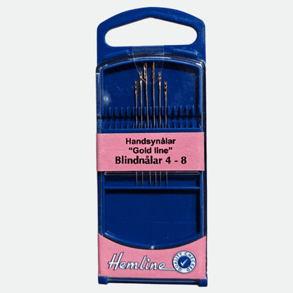 Handsynålar Gold Line Hemline - Premium Synålar Storlek 4 - 9 - NavaGarn