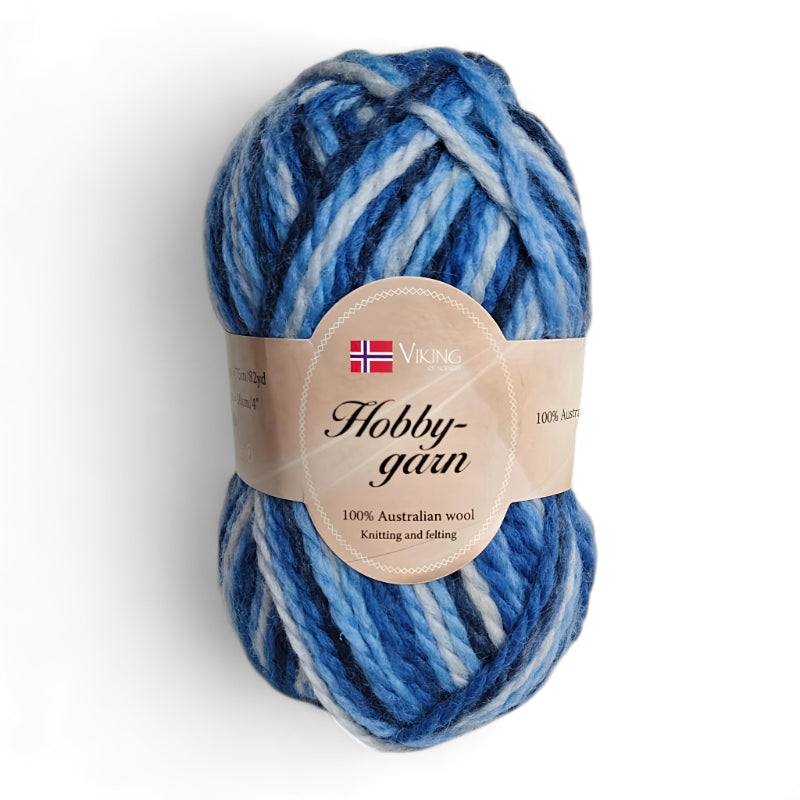 Hobbygarn 100% Ull - Perfekt för Tovning & Stickning