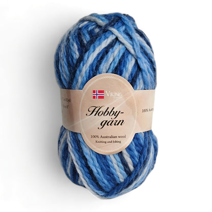 Hobbygarn 100% Ull - Perfekt för Tovning & Stickning