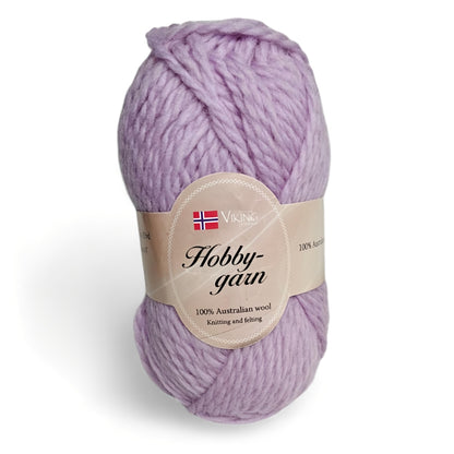 Hobbygarn 100% Ull - Perfekt för Tovning & Stickning