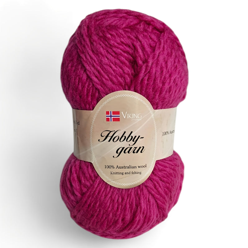 Hobbygarn 100% Ull - Perfekt för Tovning & Stickning