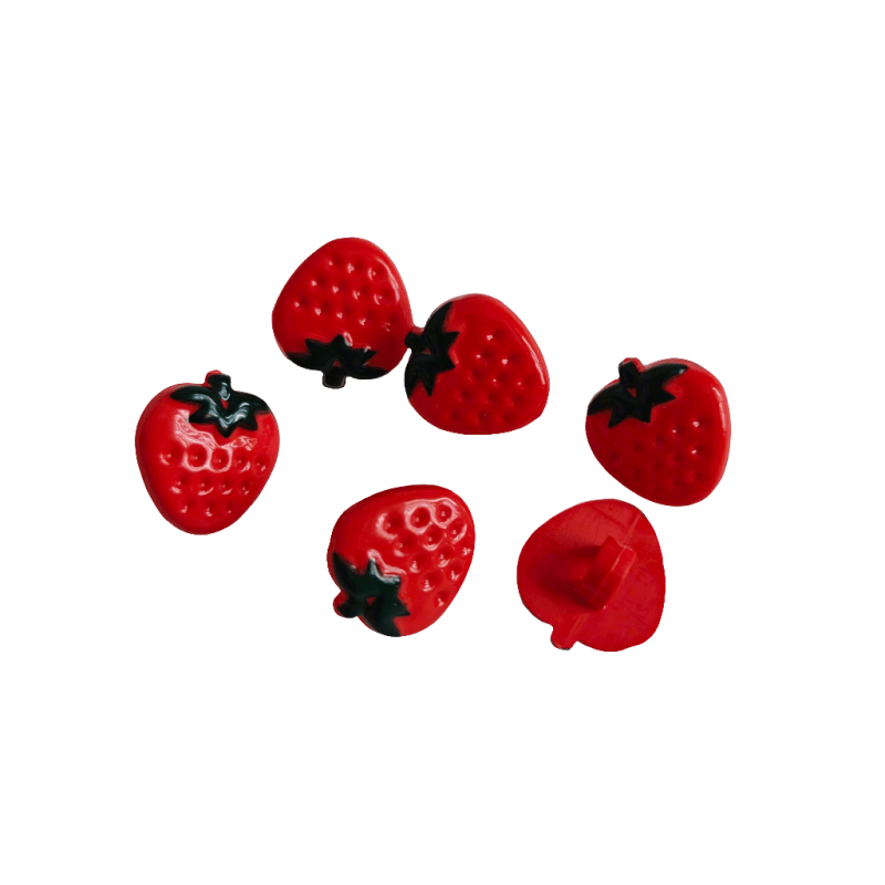 Jordgubbsknappar - NavaGarn