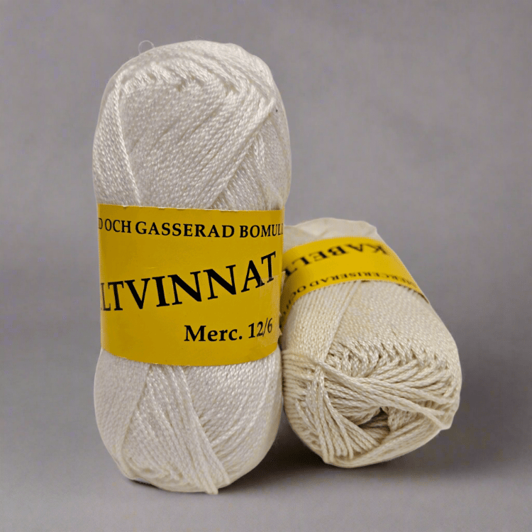 Kabeltvinnad 12/6 - Merceriserad Bomull 50g - NavaGarn