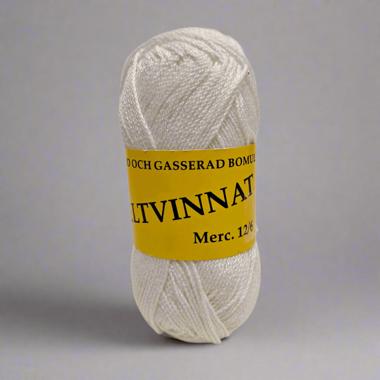 Kabeltvinnad 12/6 - Merceriserad Bomull 50g - NavaGarn