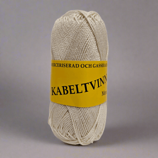 Kabeltvinnad 12/6 - Merceriserad Bomull 50g - NavaGarn Cablè