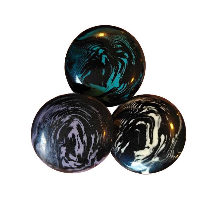 Knapp Aurora 22mm - Glansig Polyesterknapp - NavaGarn