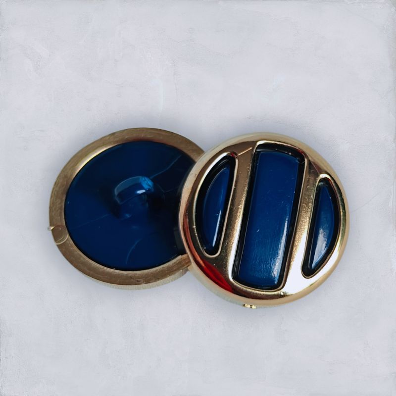 Marin Guld Vintage Knapp 18mm - Undersydd Design - NavaGarn