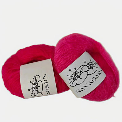 NavaGarn Mohair Angora – Mohair/Merino 25 g - NavaGarn