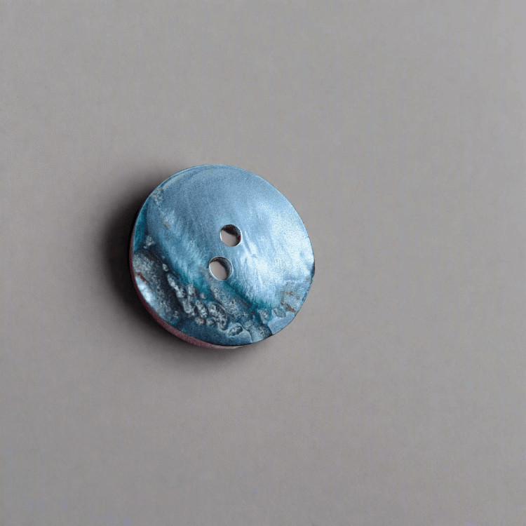 Plastknappar Stenimitation - Pärlemorfinish - NavaGarn