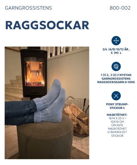 Raggsockar Mönster 800 - 002 - Gratis Digital Nedladdning - NavaGarn