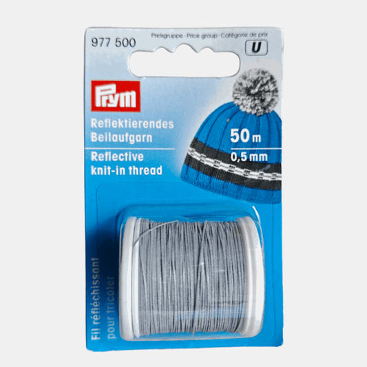 Reflexgarn/tråd 0,5mm x 50m - Säkerhetstråd Bomull & Polyester - NavaGarn