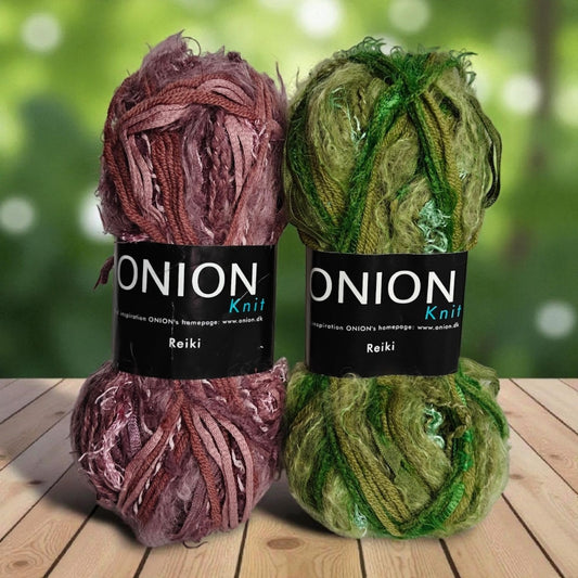 Onion Knit Reiki - Exklusivt Effektgarn