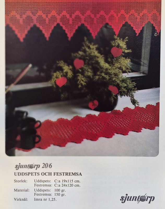 Jullöpare och Uddspets - Virkmönster Sjuntorp 349