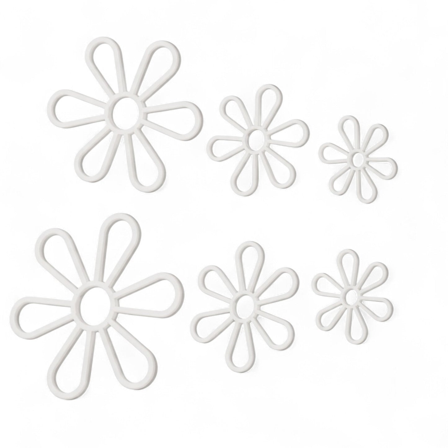 Stomme för virkad blomma – 6-pack