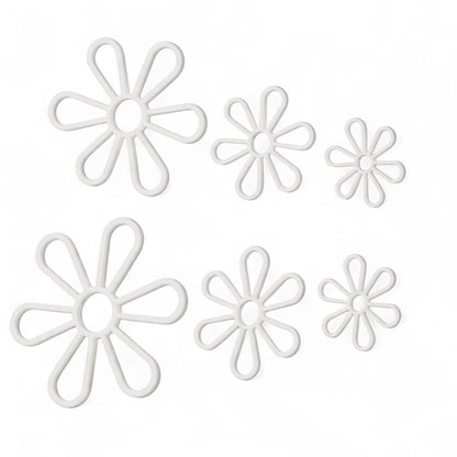 Stomme för virkad blomma – 6-pack