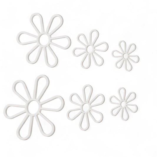 Stomme för virkad blomma – 6-pack