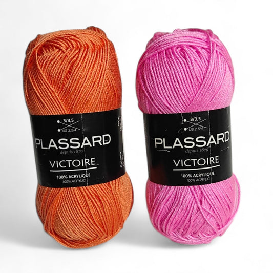 Plassard Victoire - Supermjukt Akrylgarn för Stickning & Virkning 50g
