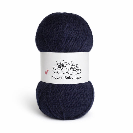 Akrylgarn babymjuk (mjukis) – supermjukt babygarn 50g