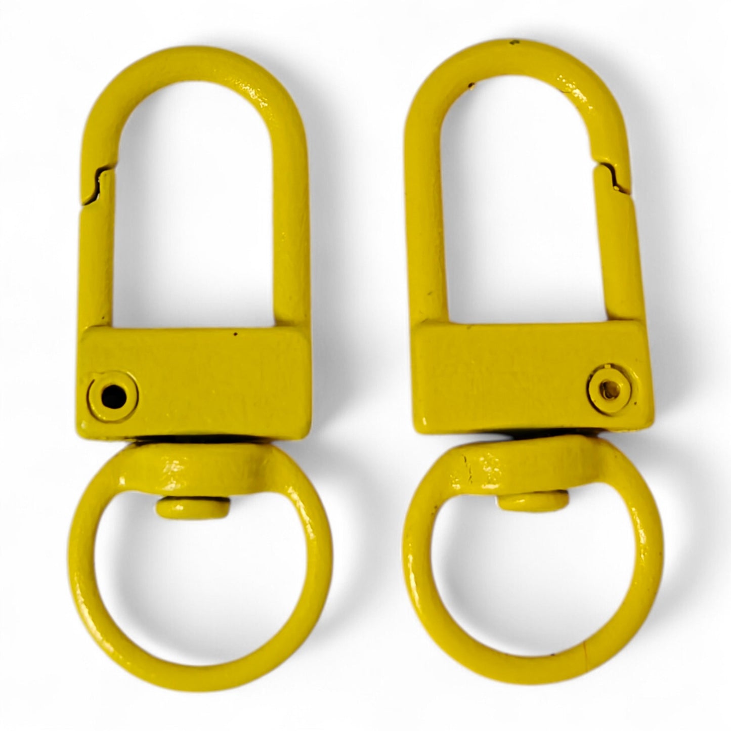 Öppningsbar Karbinhake Fjäderbelastad 33x12mm – 2-pack | 10 färger