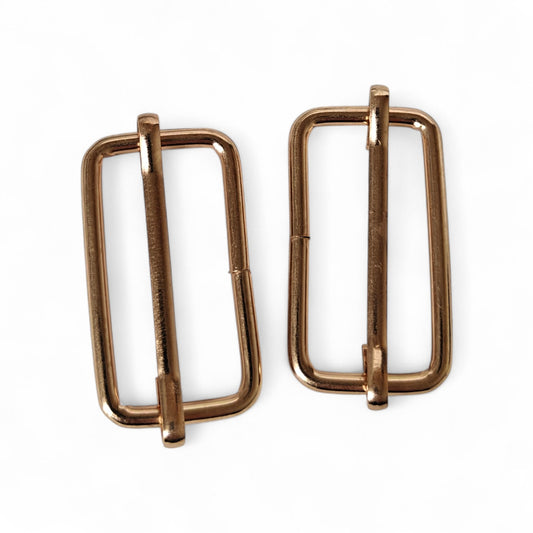 Väskspänne justerbart 35mm guldfärgade – 2-pack