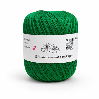 Bomullsgarn 12/3 - 100g.