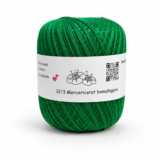 Bomullsgarn 12/3 - 100g.