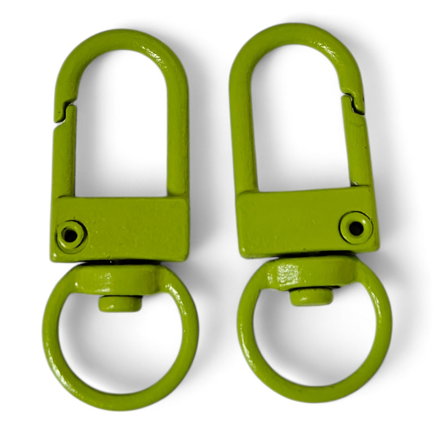 Öppningsbar Karbinhake Fjäderbelastad 33x12mm – 2-pack | 10 färger