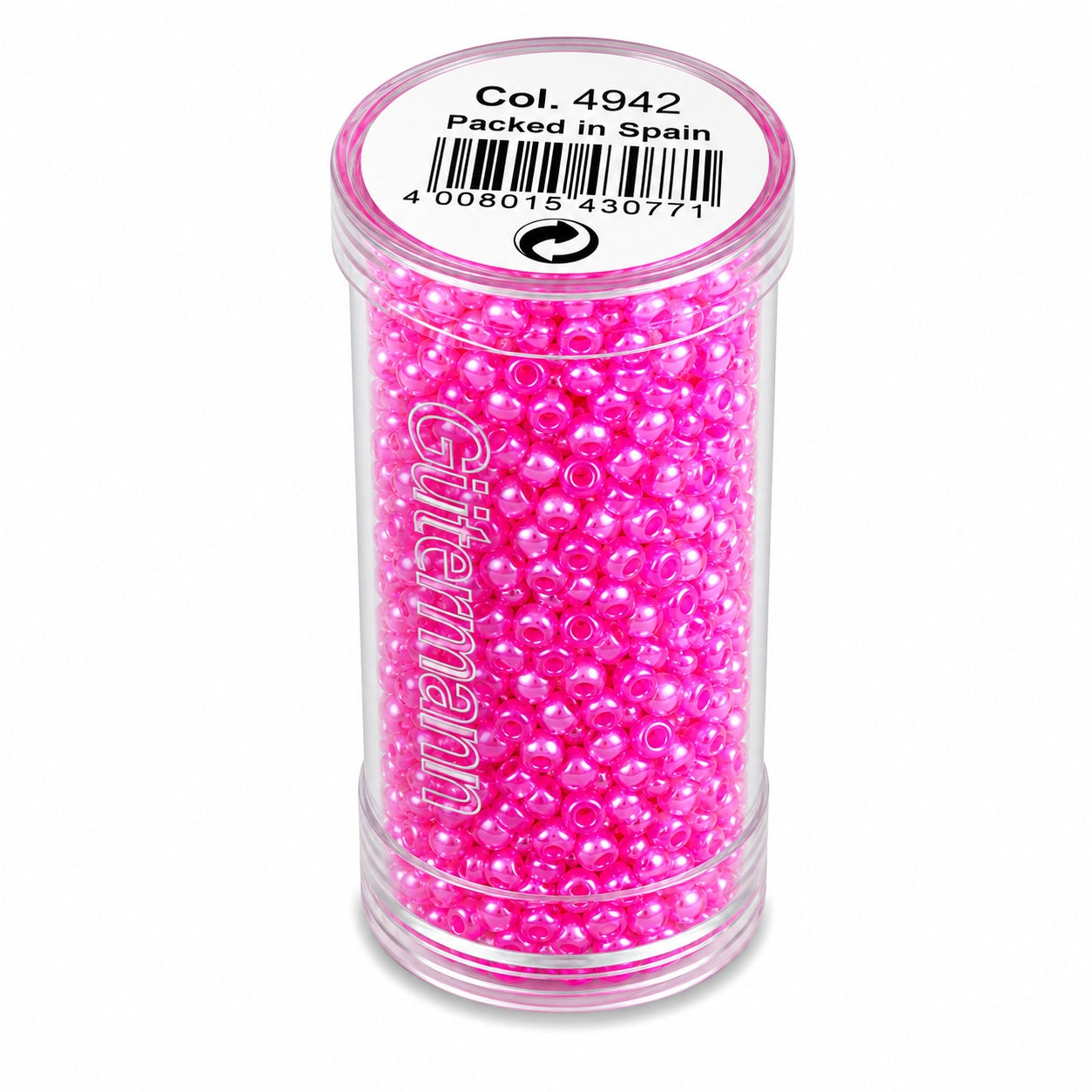 Gütermann Seedbeads 9/0 – Små Glaspärlor för Broderi & Smycken 28g