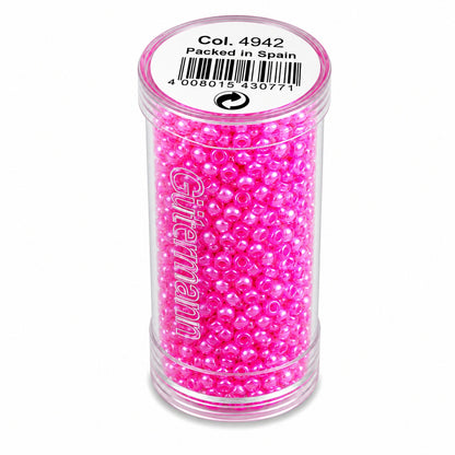 Gütermann Seedbeads 9/0 – Små Glaspärlor för Broderi & Smycken 28g