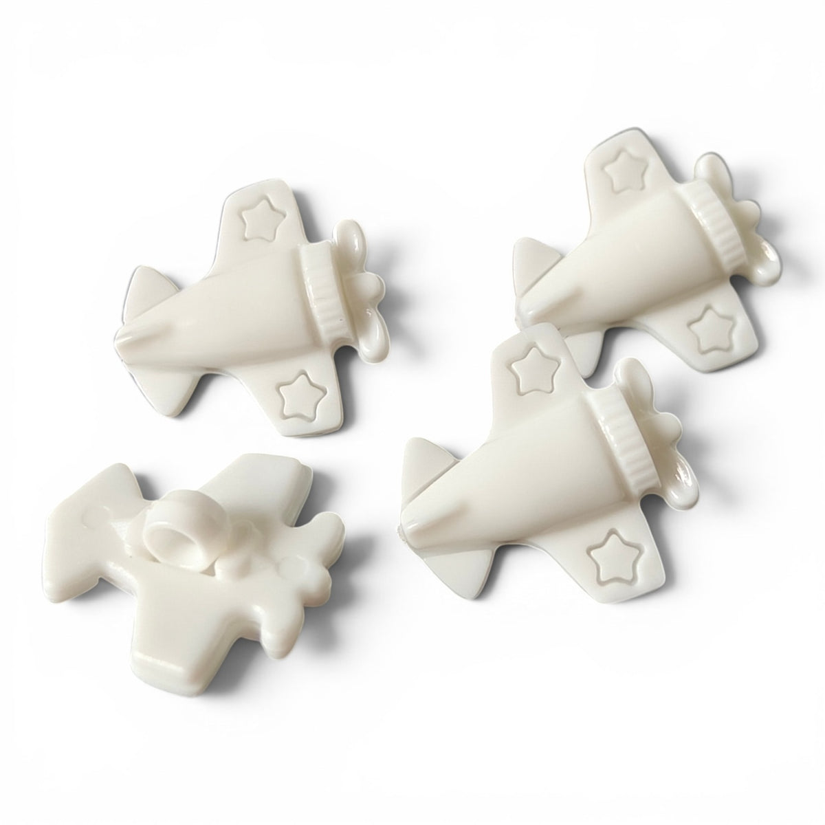 Barnknapp Flygplan 4 pack