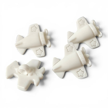Barnknapp Flygplan 4 pack
