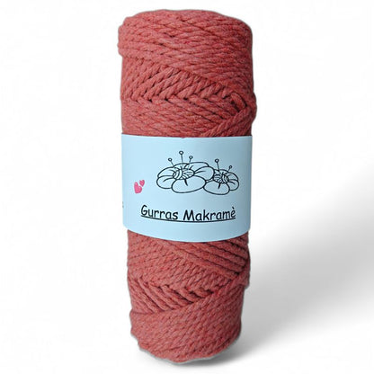 Makramégarn 4mm Bomull - Nava