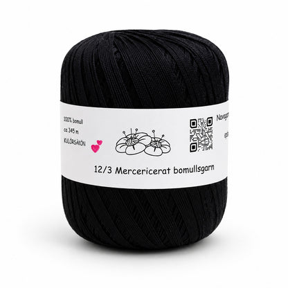 Bomullsgarn 12/3 - 100g.
