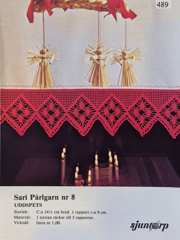 Uddspets Jul - Virkmönster Sjuntorp 489