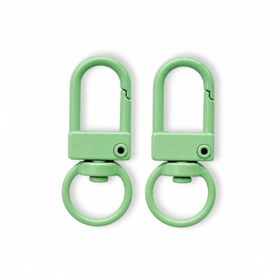 Öppningsbar Karbinhake Fjäderbelastad – 2-pack