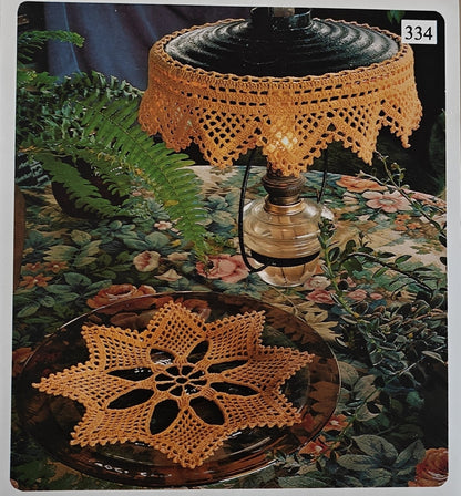 Virkad duk och uddspets lampa – Originalmönster