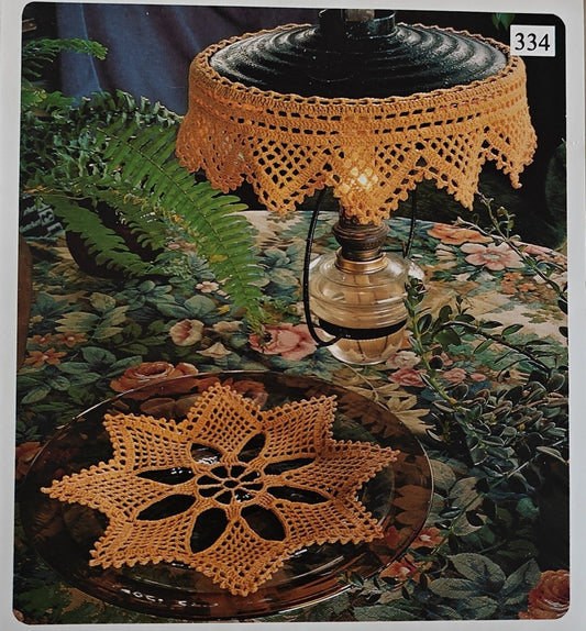 Virkad duk och uddspets lampa – Originalmönster