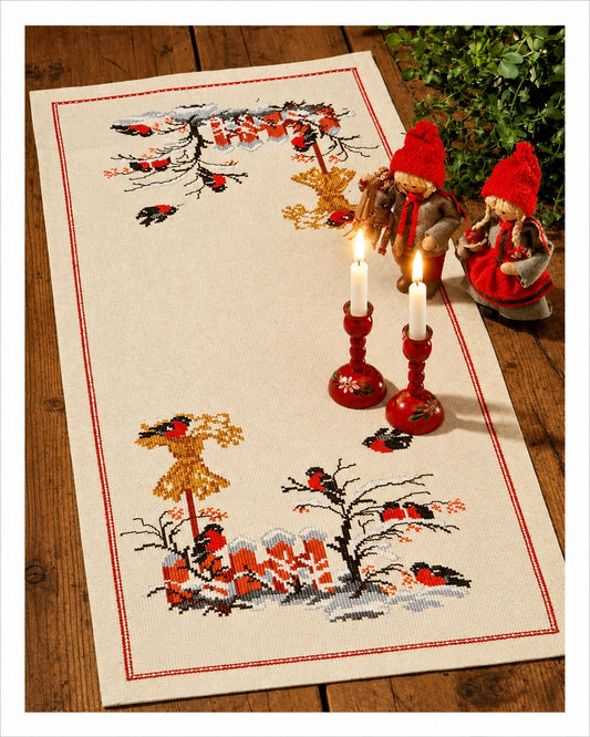 🎨 Broderilöpare Domherrar