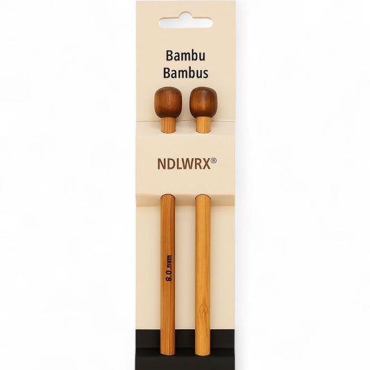 Bambustickor NDLWRX 35cm - Naturliga Stickor i Bambu