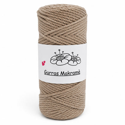 Gurras Sjömansmakramé 4 mm – Bomullsgarn 250 g (100 m)