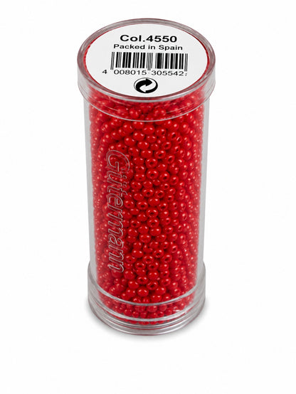 Gütermann Seedbeads 9/0 – Små Glaspärlor för Broderi & Smycken 28g