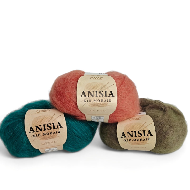 Anisia Kid Mohair - Lyxigt Mohairgarn 25g