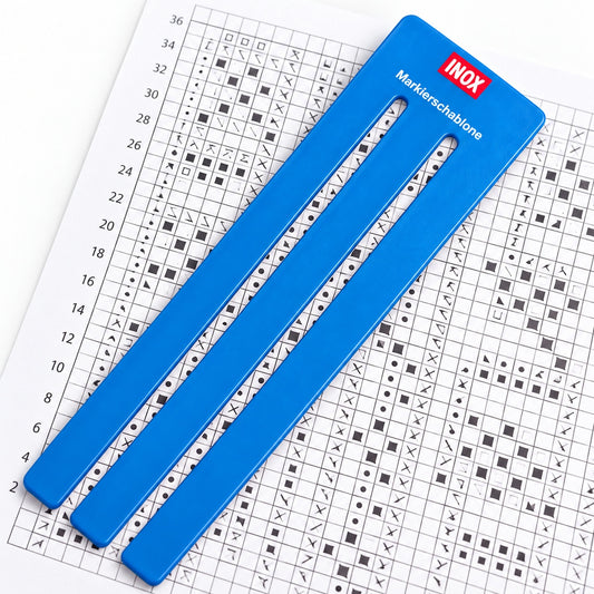 Mönsterhållare för stickning, virkning och broderi – INOX