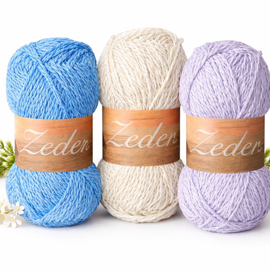 Blandgarn Zeder – bomull viskos 50g